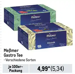 METRO Meẞmer Gastro Tee Angebot