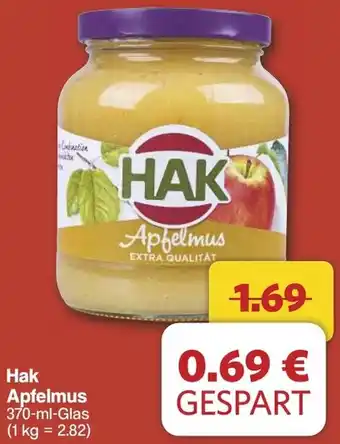 Famila Nord West Hak Apfelmus Angebot