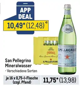 METRO San Pellegrino Mineralwasser Angebot