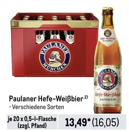 METRO Paulaner Hefe-Weißbier Angebot