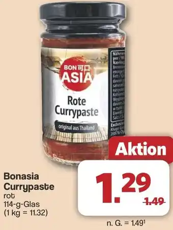 Famila Nord West Bonasia Currypaste Angebot