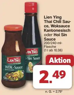 Famila Nord West Lien Ying Thai Chili Sauce, Woksauce Kantonesisch oder Hoi Sin Sauce Angebot