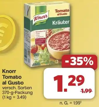 Famila Nord West Knorr Tomato al Gusto Angebot