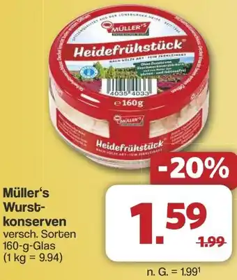 Famila Nord West Müller's Wurstkonserven Angebot