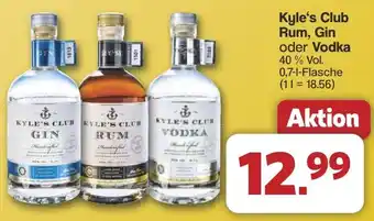 Famila Nord West Kyle's Club Rum, Gin oder Vodka Angebot