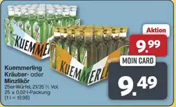 Famila Nord West Kuemmerling Kräuter- oder Minzlikör Angebot