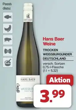 Famila Nord West Hans Baer Weine Angebot