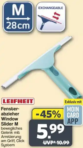 Famila Nord West LEIFHEIT Fensterabzieher Window Slider M Angebot