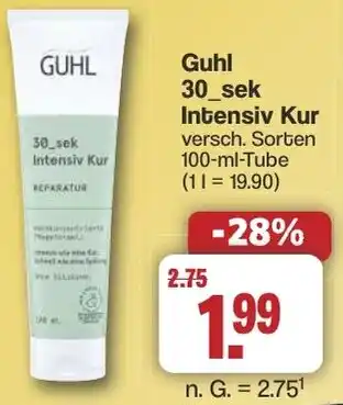 Famila Nord West Guhl 30_sek Intensiv Kur Angebot