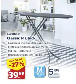 Famila Nord West Bügeltisch Classic M Black Angebot