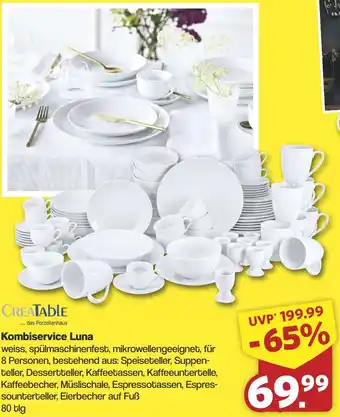 Famila Nord West CREATABLE Kombiservice Luna Angebot