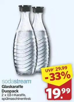 Famila Nord West sodastream Glaskaraffe Duopack Angebot