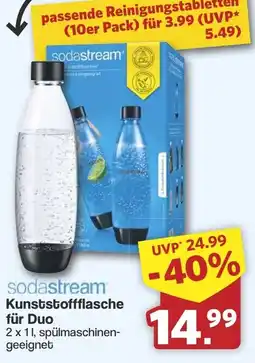 Famila Nord West sodastream Kunststoffflasche für Duo Angebot