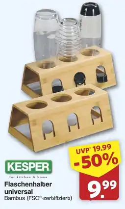 Famila Nord West KESPER Flaschenhalter universal Angebot