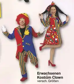 Famila Nord West Erwachsenen Kostüm Clown Angebot