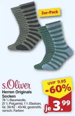 Famila Nord West s.Oliver Herren Originals Socken Angebot