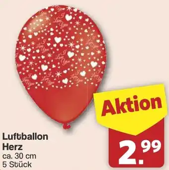 Famila Nord West Luftballon Herz Angebot