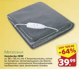 Famila Nord West MEDISANA Heizdecke HDW Angebot