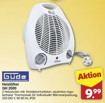 Famila Nord West Güde Heizlüfter GH 2000 Angebot