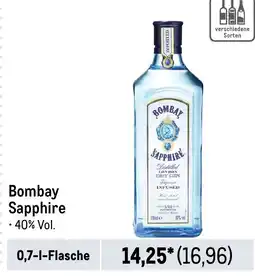 METRO Bombay Sapphire Angebot