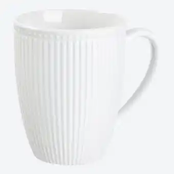 NKD Tasse mit Rillen, Ø ca. 9x11cm Angebot