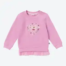 NKD Baby-Mädchen-Sweatshirt mit Mesh-Einsatz Angebot