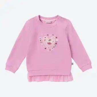 NKD Baby-Mädchen-Sweatshirt mit Mesh-Einsatz Angebot