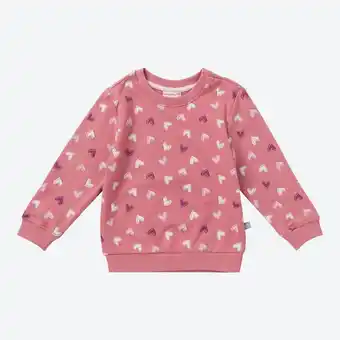 NKD Baby-Mädchen-Sweatshirt mit Herzchen-Muster Angebot