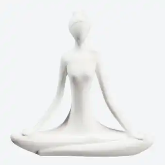 NKD Deko-Yogafigur aus Polyresin, ca. 18cm Angebot