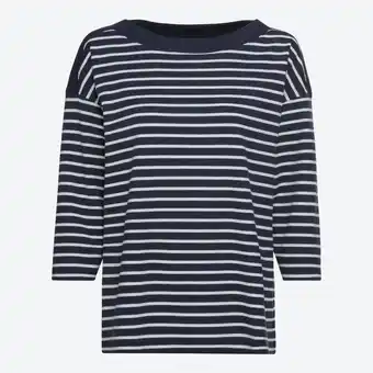 NKD Damen-Langarmshirt mit modernen Streifen Angebot