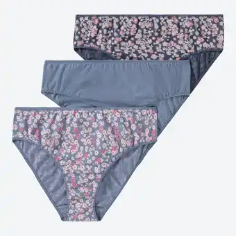 NKD Damen-Rioslip mit Blumendesign, 3er-Pack Angebot