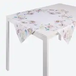 NKD Mitteldecke mit Blumen Design, ca. 80x80cm Angebot