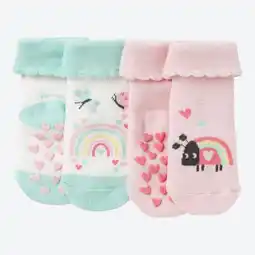 NKD Baby-ABS-Socken mit Mäusezähnchen, 2er-Pack Angebot