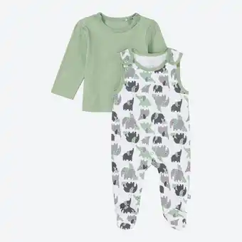 NKD Baby-Newborn-Strampler-Set mit Allover-Print, 2-teilig Angebot