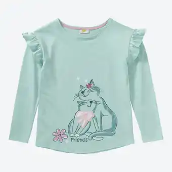 NKD Kinder-Mädchen-Langarmshirt mit Rüschen Angebot