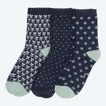 NKD Damen-Socken mit verschiedenen Designs, 3er-Pack Angebot