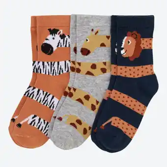 NKD Kinder-Socken mit niedlichem Tier-Motiv, 3er-Pack Angebot