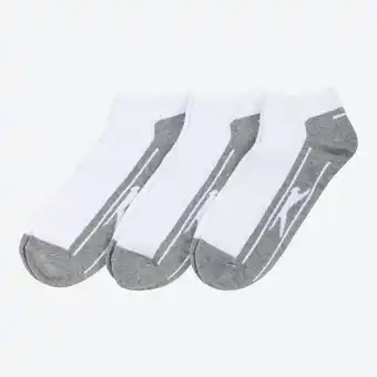 NKD Slazenger Herren-Sportsocken mit Kontrastlogo, 3er-Pack Angebot