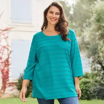 NKD Damen-Langarmshirt mit Struktur, große Größen Angebot