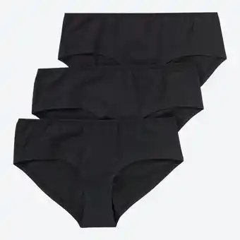 NKD Damen-Panty mit hohem Baumwoll-Anteil, 3er-Pack Angebot