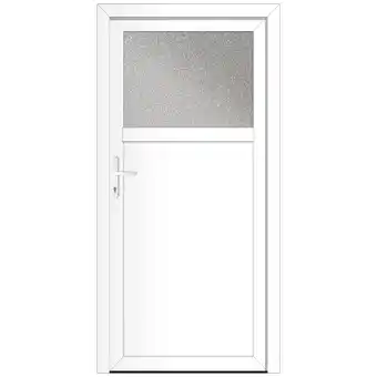 toom Baumarkt Kunststoff-Nebeneingangstür 'BAZ 682' 98 x 198 cm Anschlag links, weiß Angebot