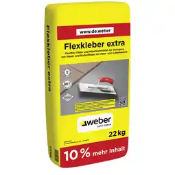 toom Baumarkt Saint-Gobain Weber Flexkleber Extra 22 kg Angebot