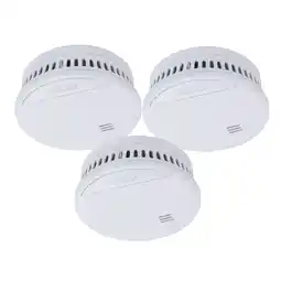 toom Baumarkt ABUS Rauchwarnmelder 3-teilig weiß Ø 10,5 x 3,6 cm Angebot