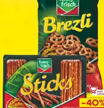 Netto Marken-Discount Funny Frisch Laugen-Sticks Angebot