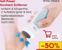 Netto Marken-Discount Vitalmaxx Pedi Power Hornhaut-Entferner Angebot