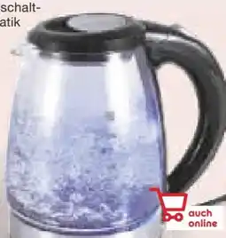 Netto Marken-Discount Gourmetmaxx Glas-Wasserkocher Angebot