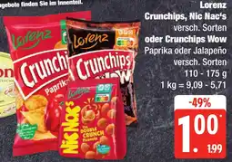 Edeka Frischemarkt Lorenz Crunchips, Nic Nac's oder Crunchips Wow Angebot