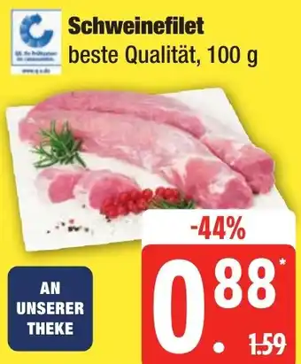 Edeka Frischemarkt Schweinefilet Angebot