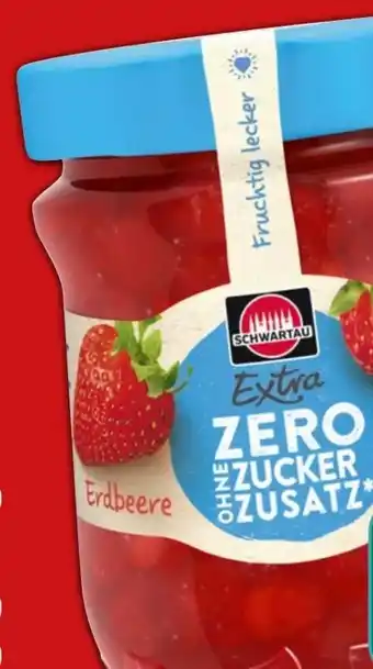 PENNY Schwartau Extra Zero Konfitüre Erdbeere Angebot