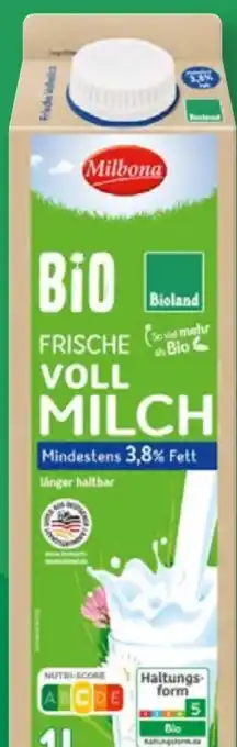 Lidl Milbona Frische Vollmilch Angebot